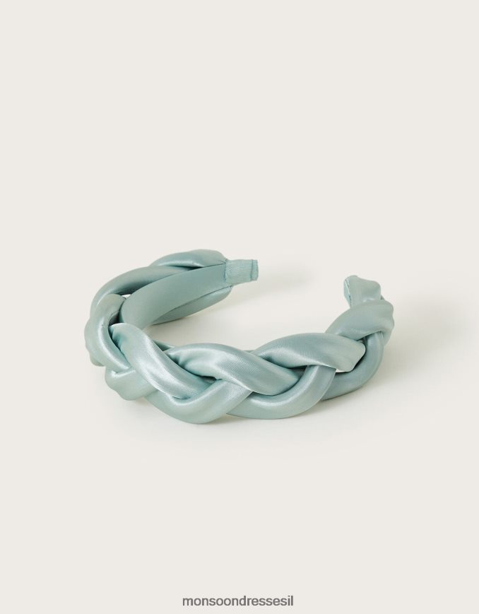 אבזר Monsoon סרט צמה לראש ירוק (מרווה) נשים HTJ0TZ1334