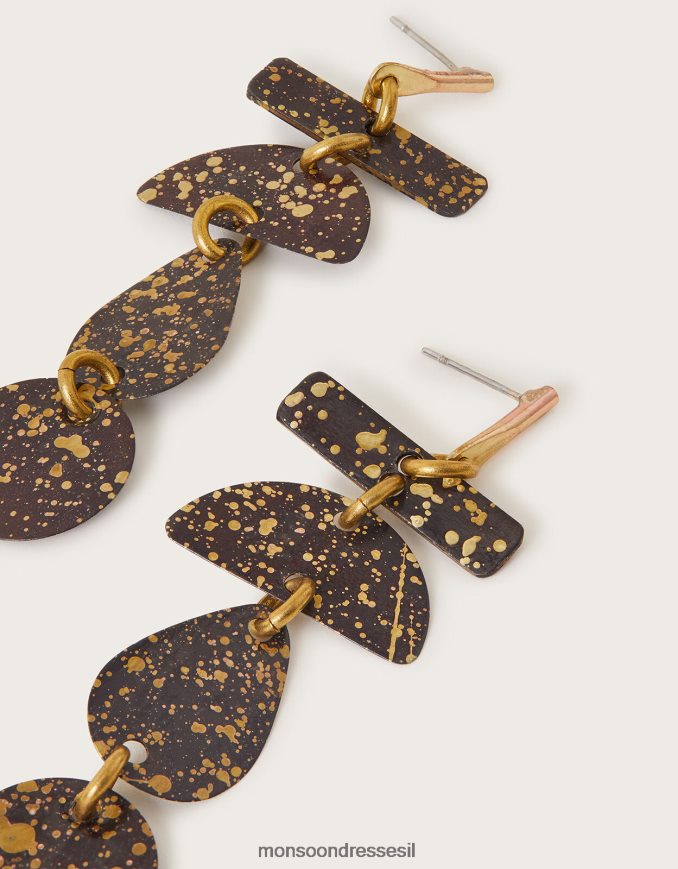 אבזר Monsoon עגילי סיביליה ארמוניה אופנה נשים HTJ0TZ1336