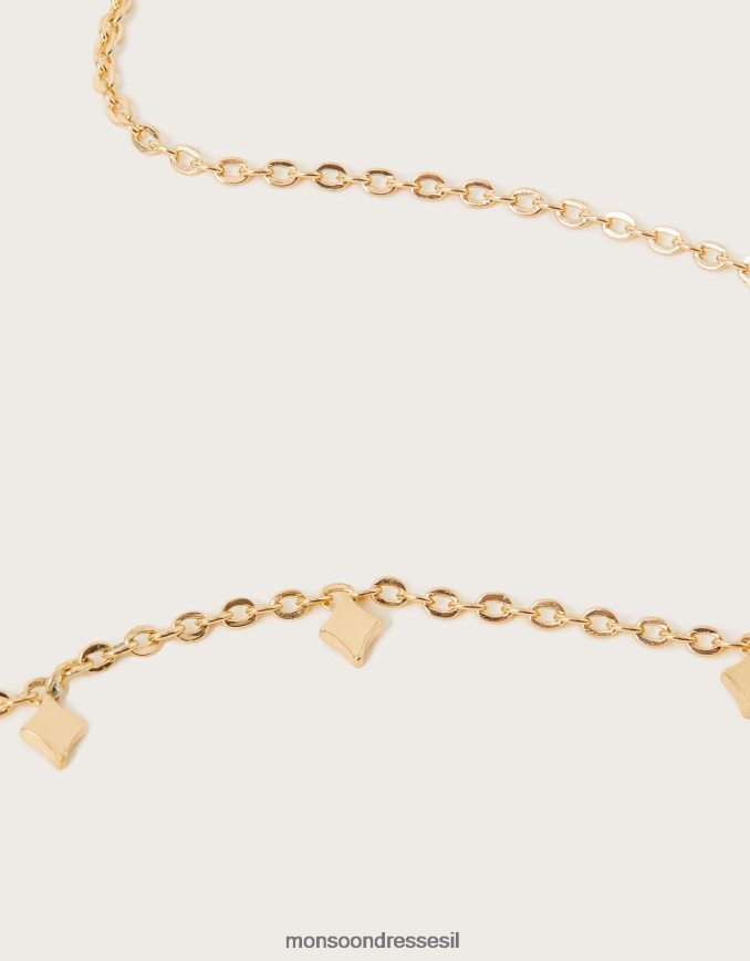 אבזר Monsoon שרשרת צ'ארם סטיישן מסוגנן נשים HTJ0TZ1353
