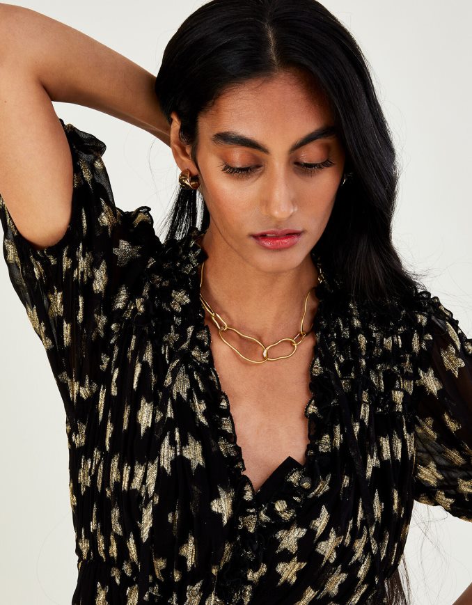 אבזר Monsoon שרשרת רב שרשרת של סיביליה אופנה נשים HTJ0TZ1355