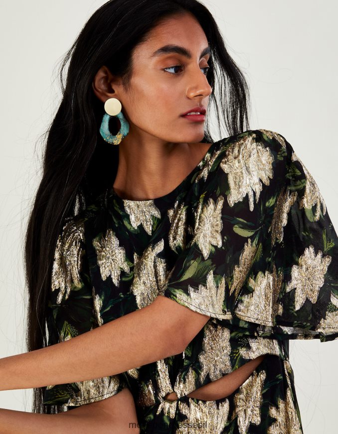 אבזר Monsoon עגילי דיסק סיביליה חַם נשים HTJ0TZ1356