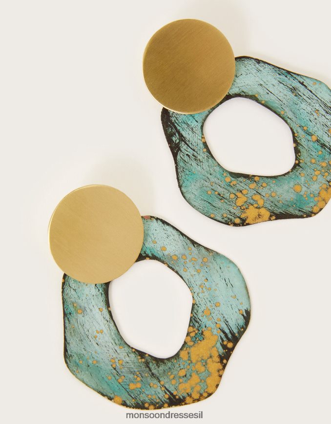 אבזר Monsoon עגילי דיסק סיביליה חַם נשים HTJ0TZ1356