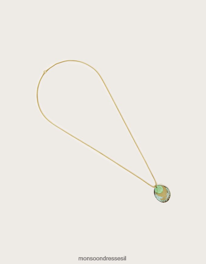 אבזר Monsoon שרשרת דיסק סיביליה אופנה נשים HTJ0TZ1359