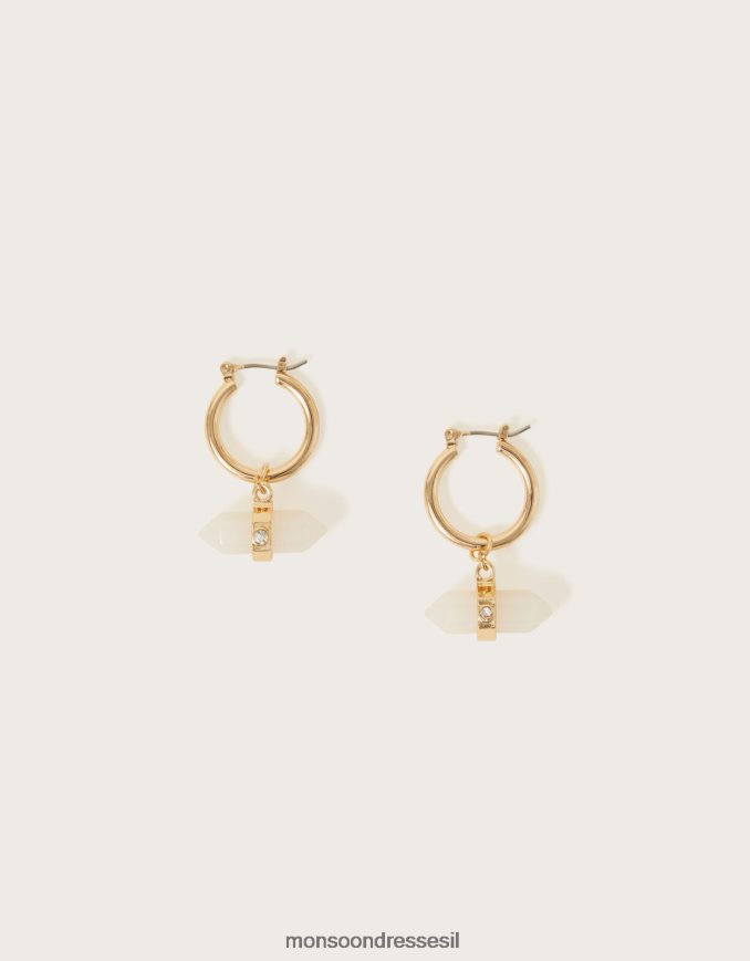 אבזר Monsoon חישוקי האג'י מאבן חן מסוגנן נשים HTJ0TZ1365