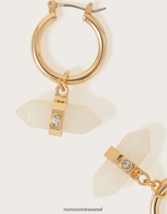 אבזר Monsoon חישוקי האג'י מאבן חן מסוגנן נשים HTJ0TZ1365