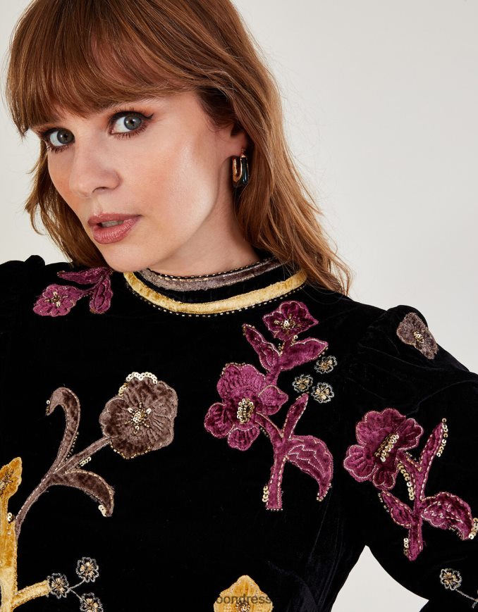 אבזר Monsoon עגילי חישוק אובלי שמנמנים מסוגנן נשים HTJ0TZ1385