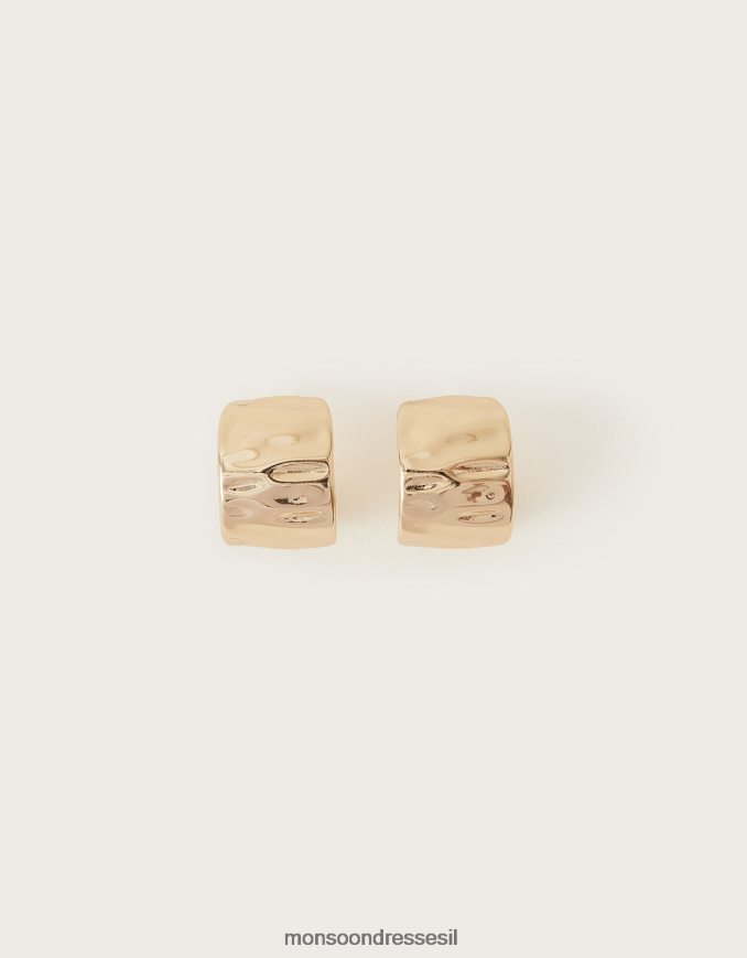 אבזר Monsoon עגילי חישוק רגילים קטנים זהב נשים HTJ0TZ1392