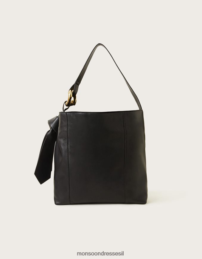 אבזר Monsoon תיק כתף מעור עם טבעת אופנה נשים HTJ0TZ1399