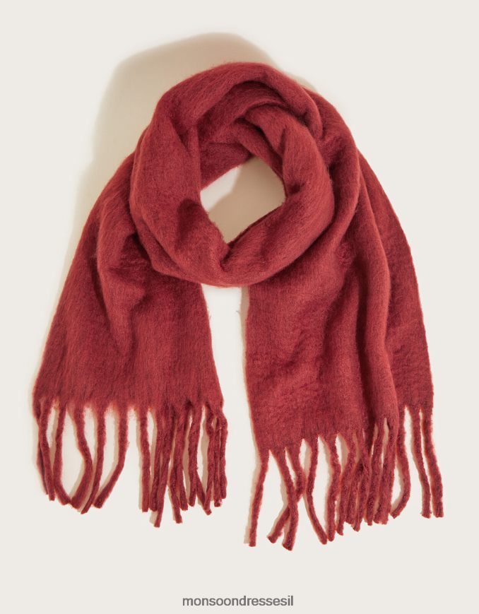 אבזר Monsoon צעיף שמיכה לקצוץ ציצית חַם נשים HTJ0TZ1416