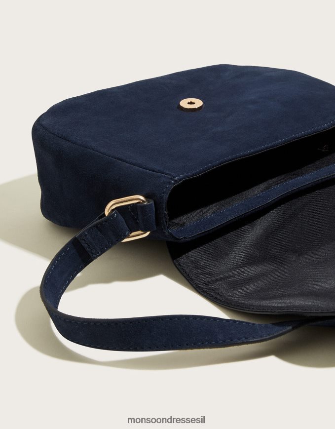 אבזר Monsoon תיק מוצלב עם חישוק אוכף זמש חַם נשים HTJ0TZ1424