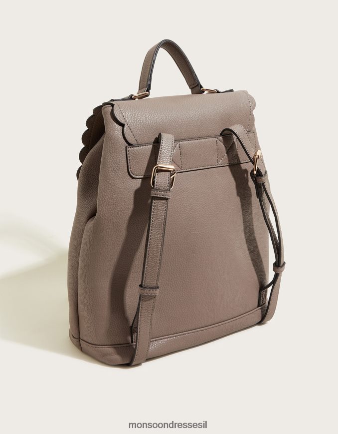 אבזר Monsoon תיק גב צדפות אפור נשים HTJ0TZ1425