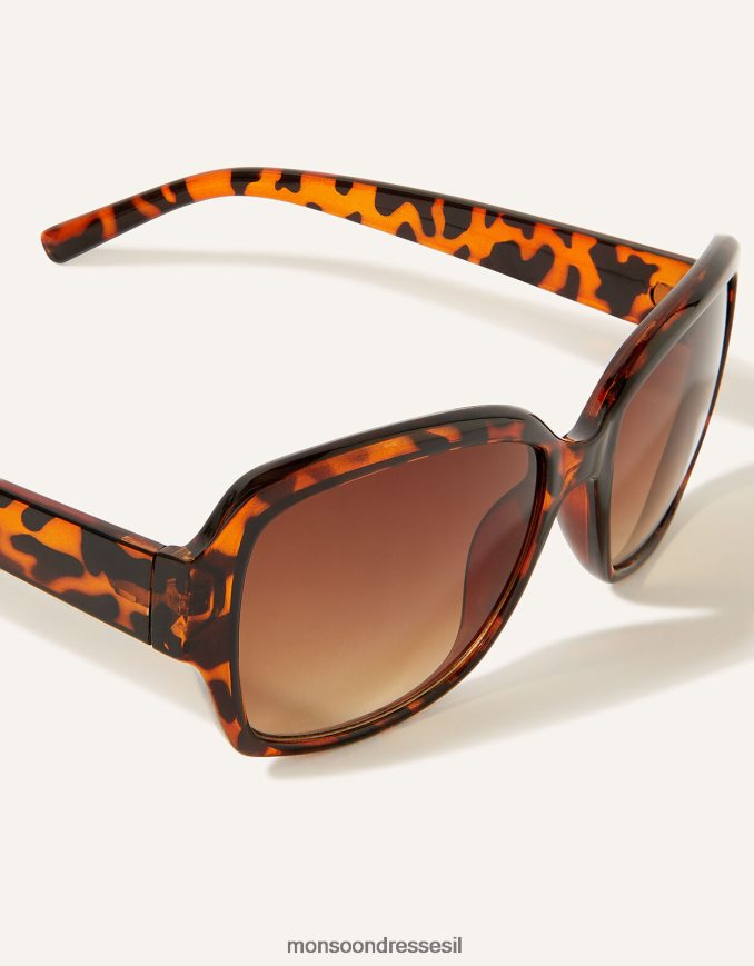 אבזר Monsoon לעטוף משקפי שמש צב מסוגנן נשים HTJ0TZ1431