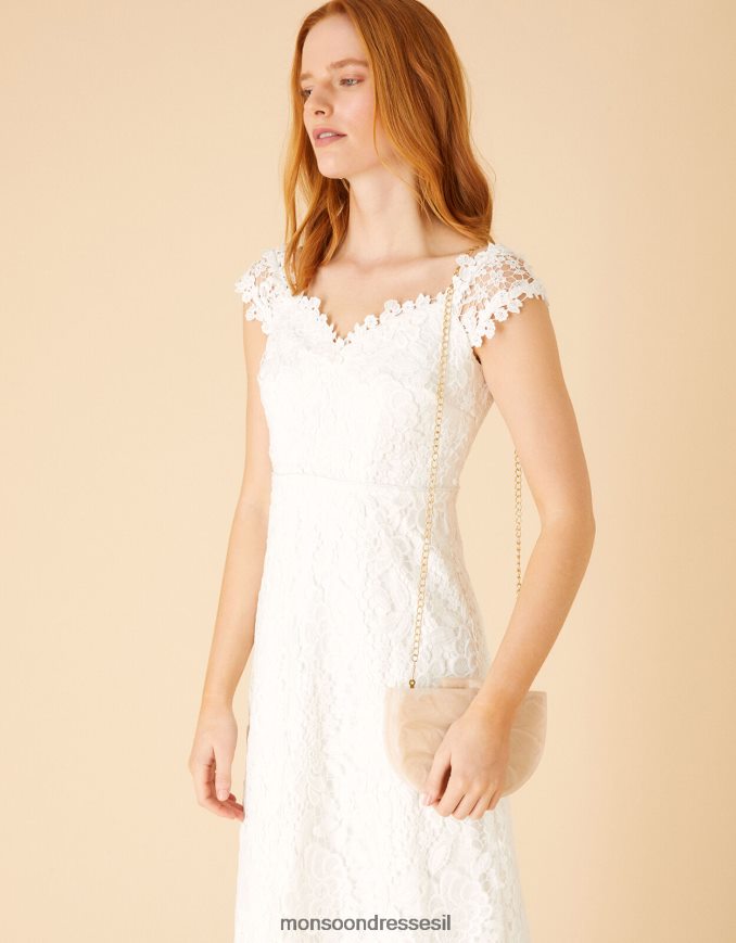 אבזר Monsoon תיק קלאץ' כלה שרף אופנה נשים HTJ0TZ1438