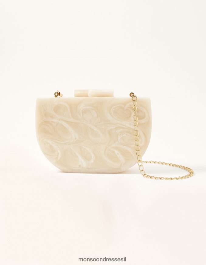 אבזר Monsoon תיק קלאץ' כלה שרף אופנה נשים HTJ0TZ1438