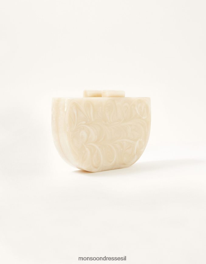 אבזר Monsoon תיק קלאץ' כלה שרף אופנה נשים HTJ0TZ1438