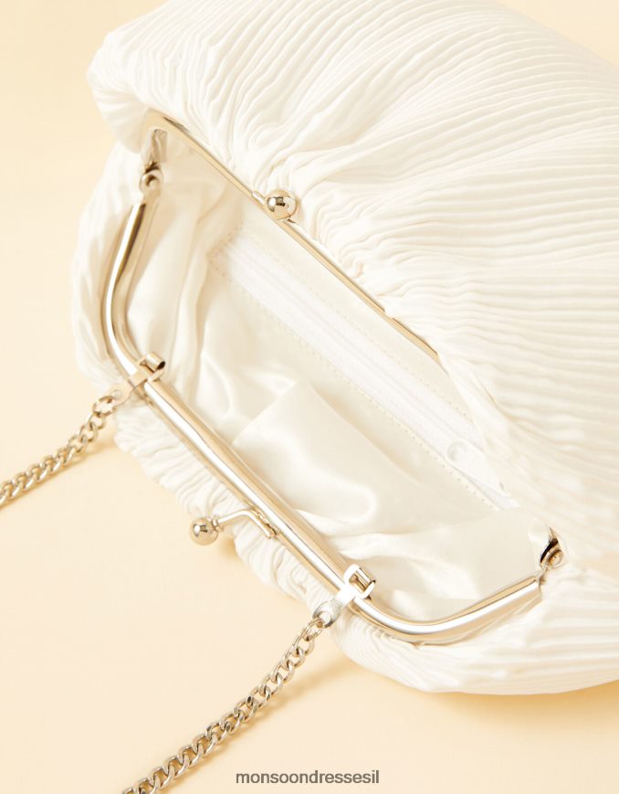 אבזר Monsoon תיק קלאץ' כלה משופשף מסוגנן נשים HTJ0TZ1440