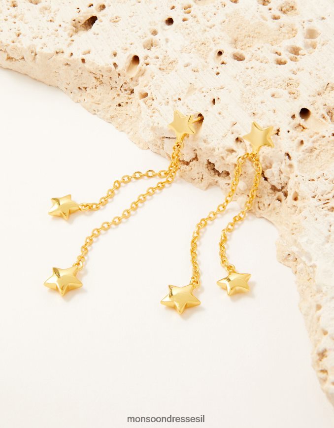 אבזר Monsoon עגילי ציצית טיפה כוכבים מסוגנן נשים HTJ0TZ1444