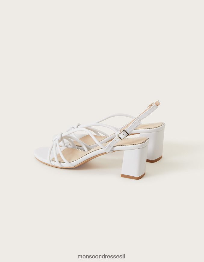 הַנעָלָה Monsoon סנדלי עקב בלוק עם רצועות שֶׁנהָב נשים HTJ0TZ1487