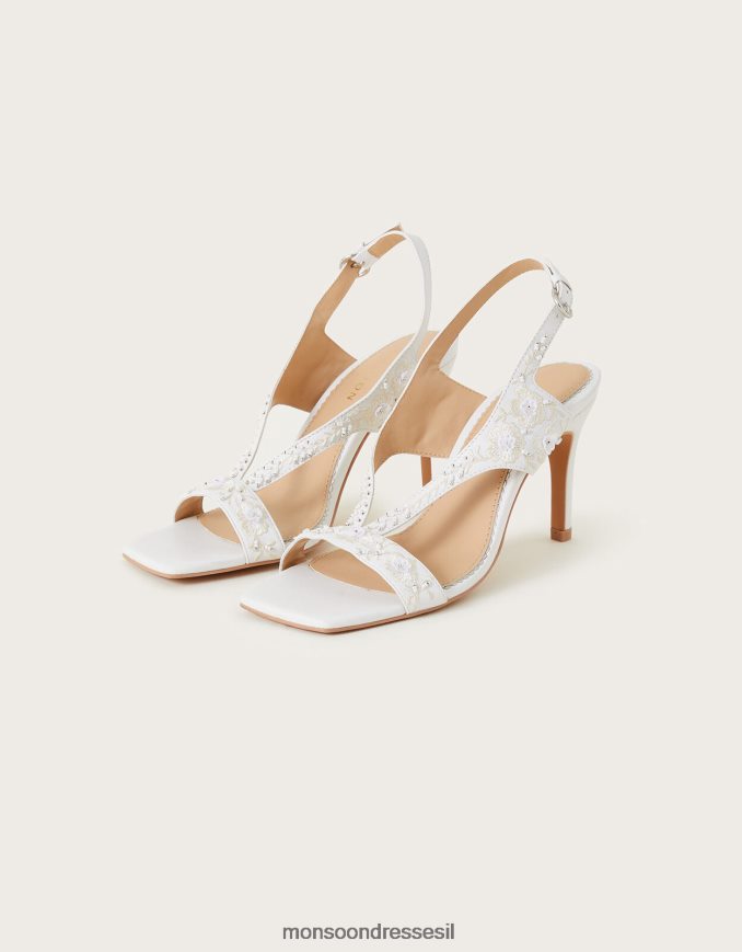 הַנעָלָה Monsoon סנדלי כלה רקומים שֶׁנהָב נשים HTJ0TZ1490