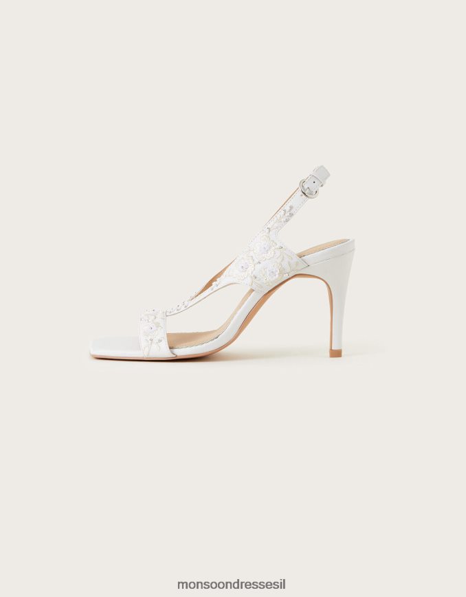 הַנעָלָה Monsoon סנדלי כלה רקומים שֶׁנהָב נשים HTJ0TZ1490