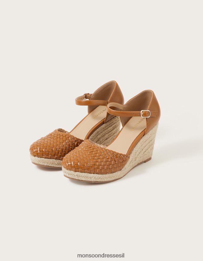 הַנעָלָה Monsoon סנדלי טריז סגורים לְהִשְׁתַזֵף נשים HTJ0TZ1514