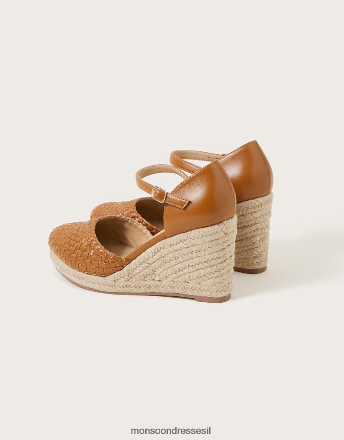 הַנעָלָה Monsoon סנדלי טריז סגורים לְהִשְׁתַזֵף נשים HTJ0TZ1514