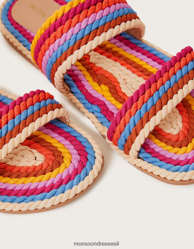 הַנעָלָה Monsoon מחווני חוף רצועת חבל רַב נשים HTJ0TZ1521