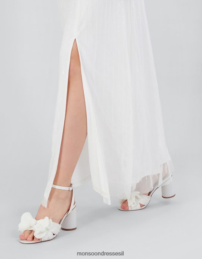 הַנעָלָה Monsoon סנדלי בלוק עקב קשת שֶׁנהָב נשים HTJ0TZ1526