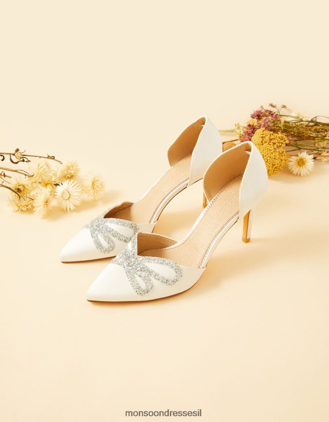 הַנעָלָה Monsoon עקבי כלה עם קשת מחודדת שֶׁנהָב נשים HTJ0TZ1530