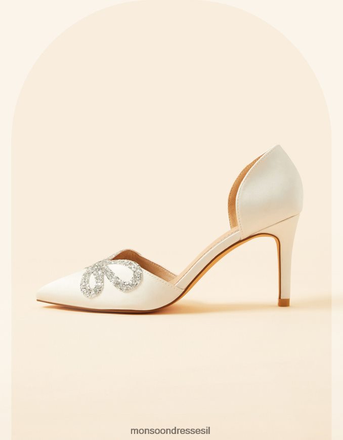 הַנעָלָה Monsoon עקבי כלה עם קשת מחודדת שֶׁנהָב נשים HTJ0TZ1530