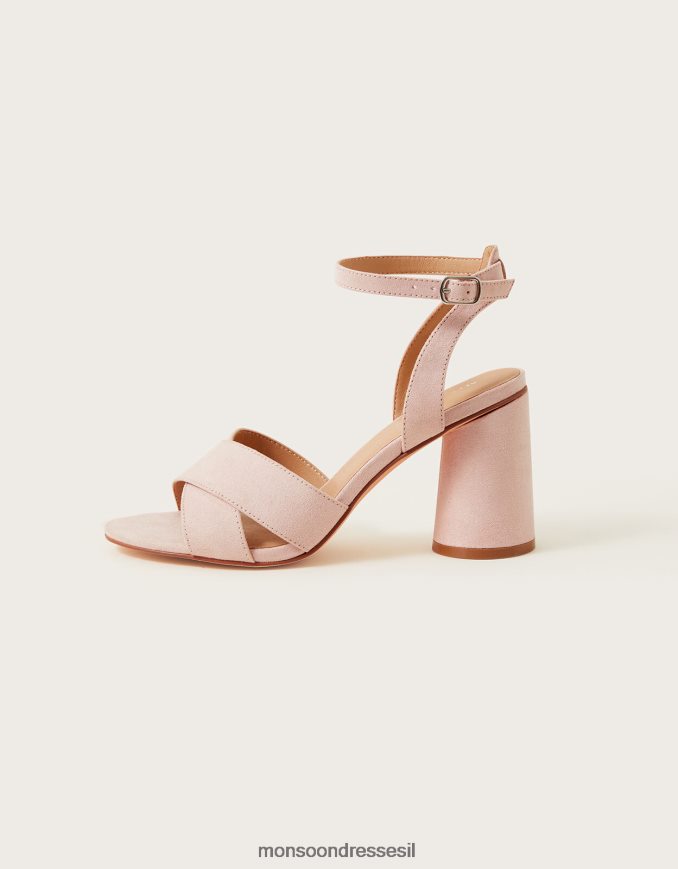 הַנעָלָה Monsoon עקבים בלוק זמש עָרוֹם נשים HTJ0TZ1535