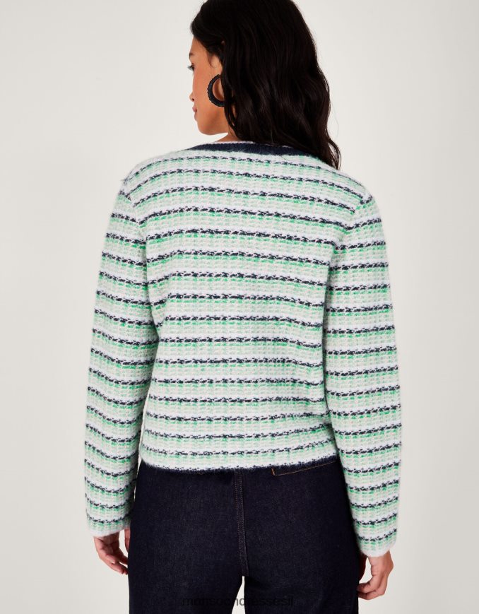 הַלבָּשָׁה Monsoon קרדיגן כפתורים ירוק נשים HTJ0TZ153