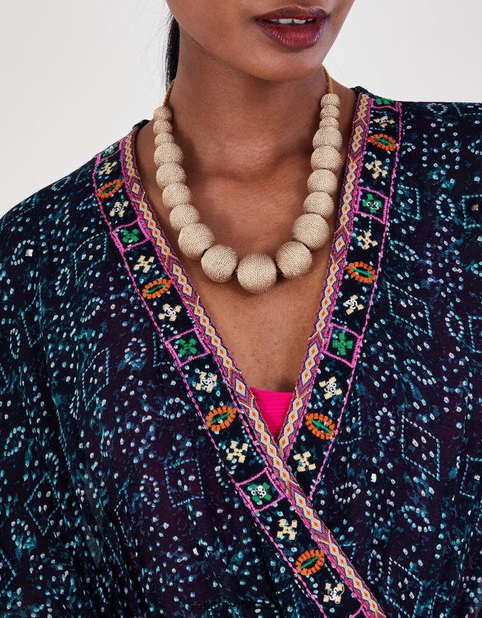 הַלבָּשָׁה Monsoon הדפס קפטן רקום כחול (צי) נשים HTJ0TZ154