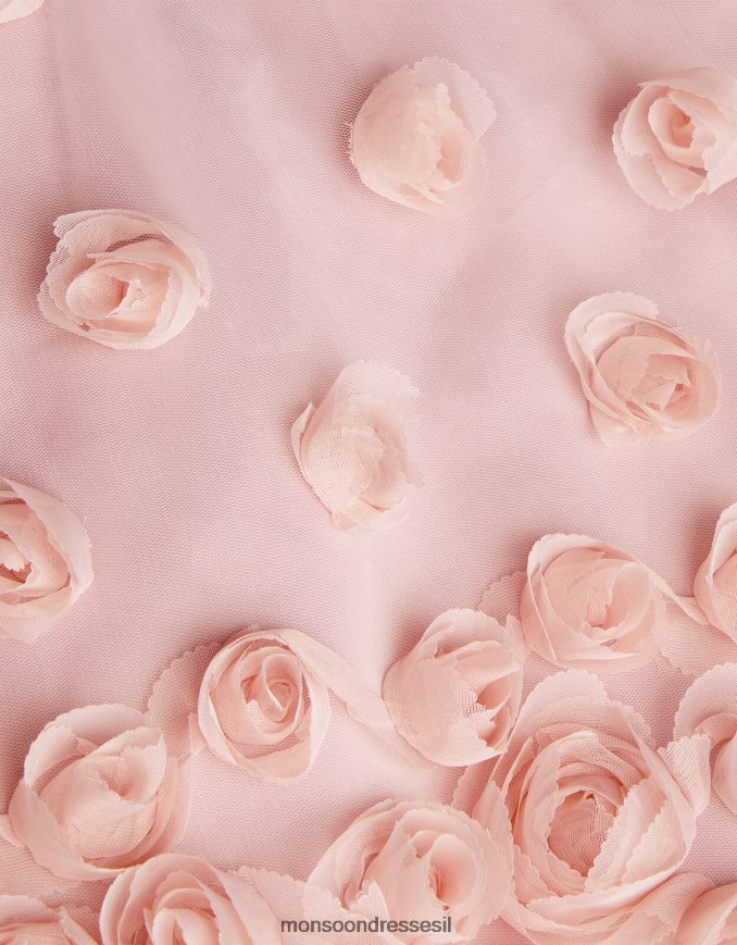 הַלבָּשָׁה Monsoon שמלת אינת ורוד (ורוד כהה) ילדה HTJ0TZ1565