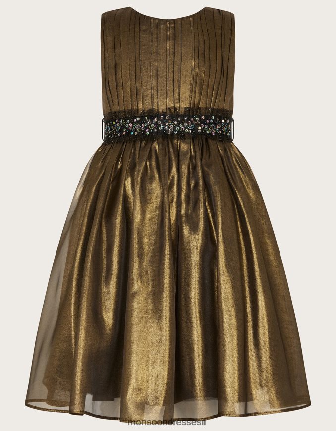 הַלבָּשָׁה Monsoon שמלת אורגנזה שימר ארץ הפלא רַב ילדה HTJ0TZ1567