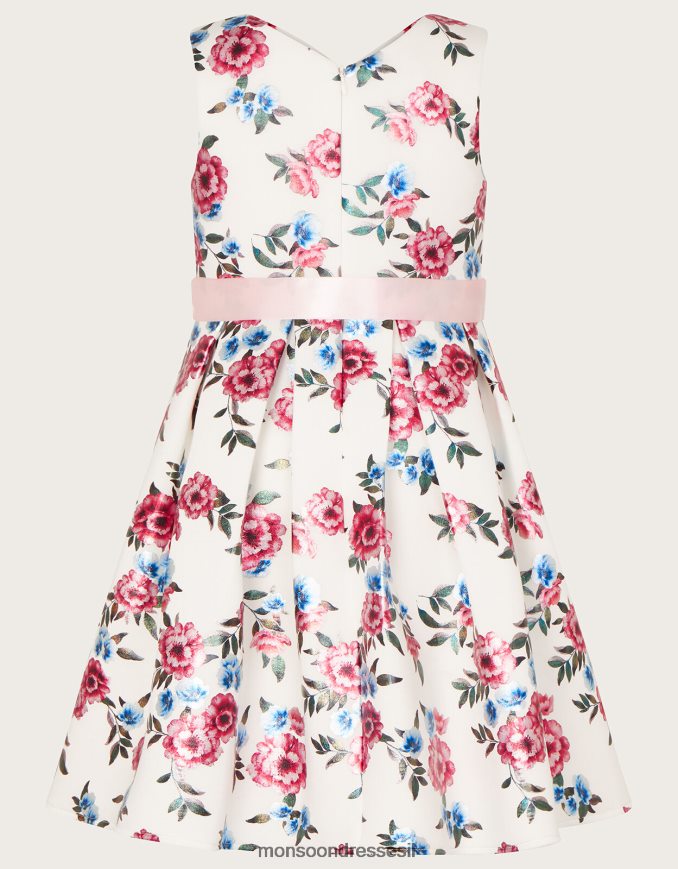 הַלבָּשָׁה Monsoon שמלת צלילה בהדפס נייר כסף אמנון שֶׁנהָב ילדה HTJ0TZ1573