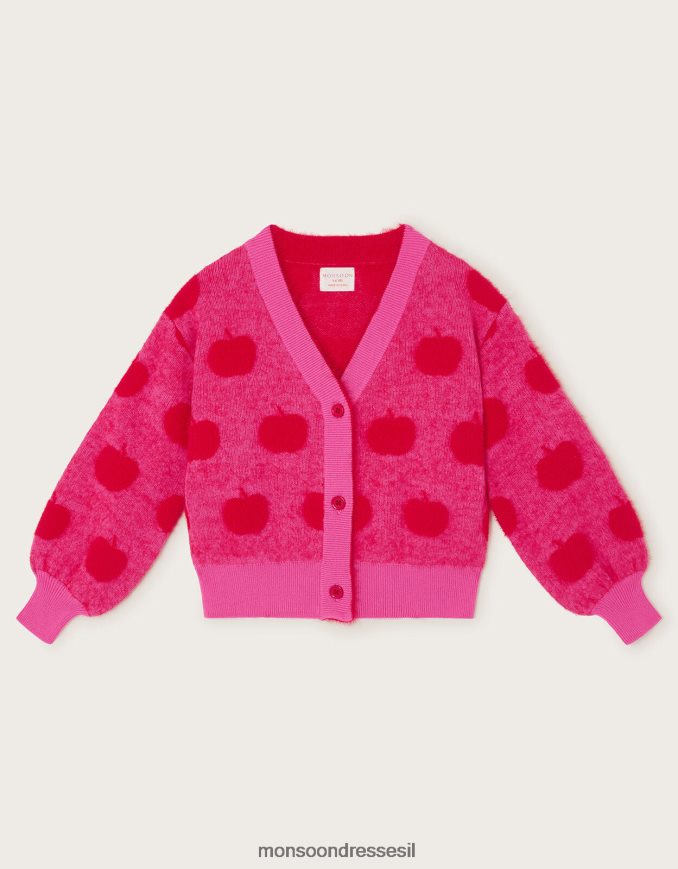 הַלבָּשָׁה Monsoon קרדיגן סרוג תפוחים אָדוֹם ילדה HTJ0TZ1591