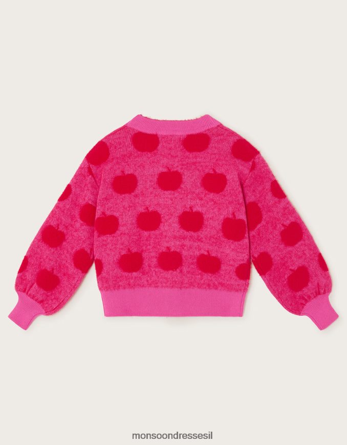 הַלבָּשָׁה Monsoon קרדיגן סרוג תפוחים אָדוֹם ילדה HTJ0TZ1591