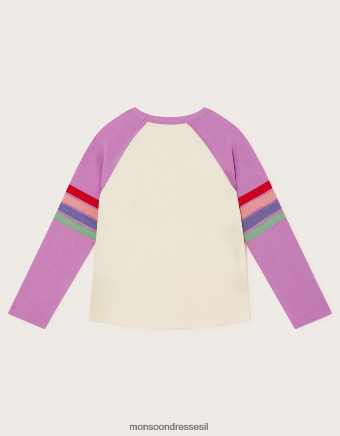 הַלבָּשָׁה Monsoon על גבי חולצת הראגלן של העולם שֶׁנהָב ילדה HTJ0TZ1595