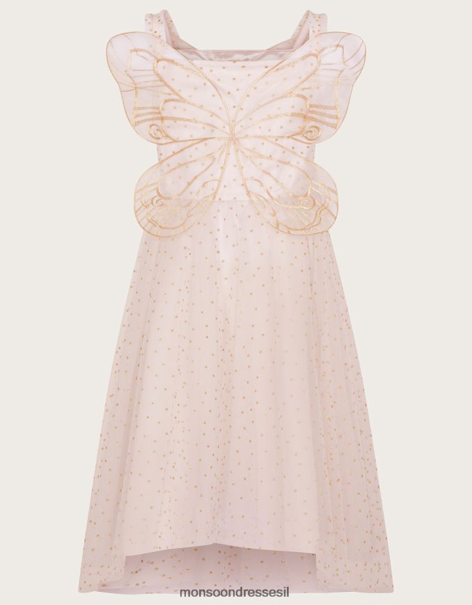 הַלבָּשָׁה Monsoon שמלת כנפי הפלא של ארץ הפלא וָרוֹד ילדה HTJ0TZ1596