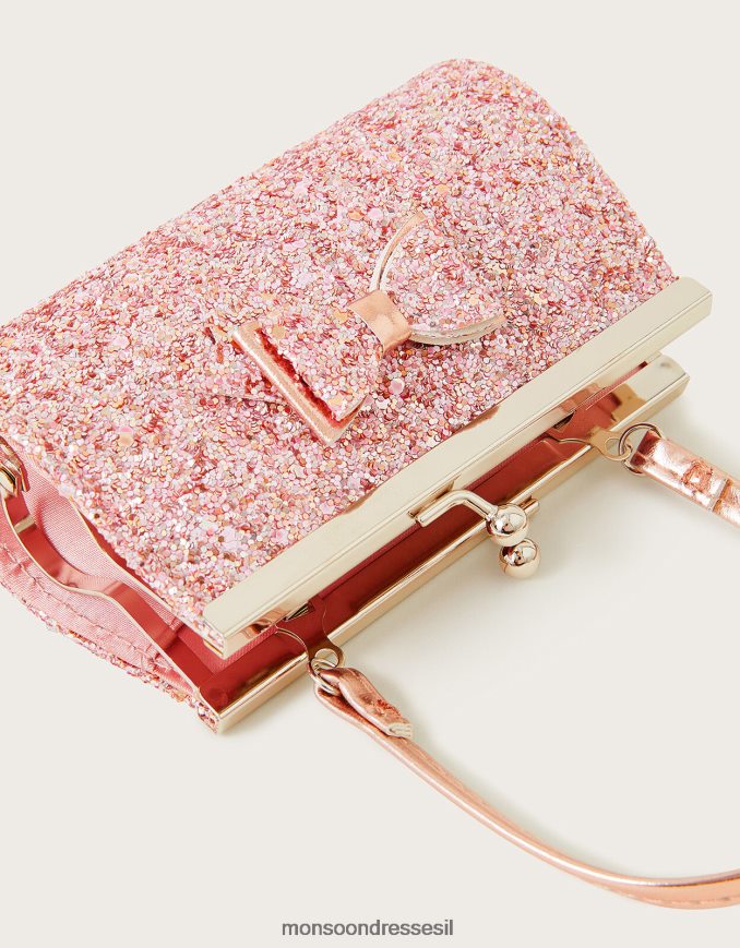 אבזר Monsoon תיק מיני נוצץ קשת חַם ילדה HTJ0TZ1602