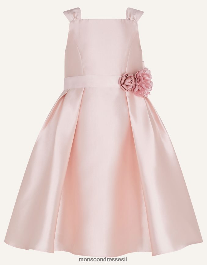 הַלבָּשָׁה Monsoon אודרי דוכסית שמלת שושבינות אריג וָרוֹד ילדה HTJ0TZ1607