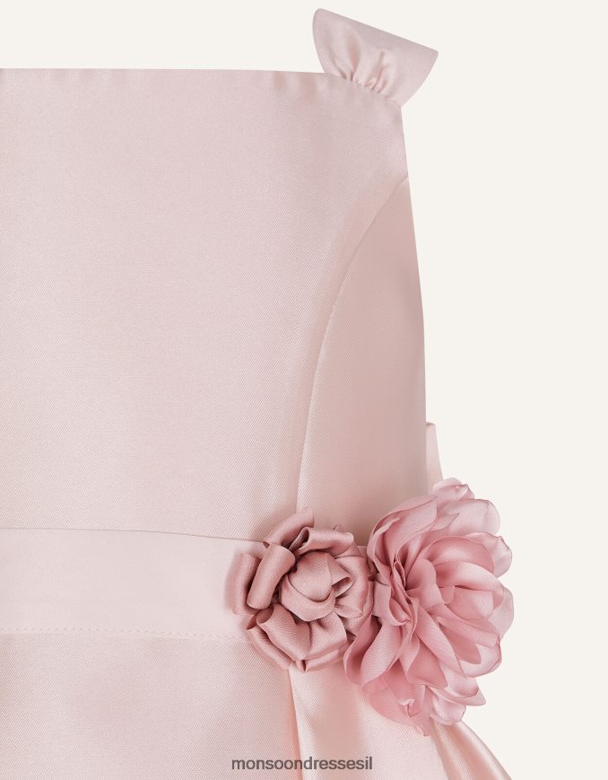 הַלבָּשָׁה Monsoon אודרי דוכסית שמלת שושבינות אריג וָרוֹד ילדה HTJ0TZ1607