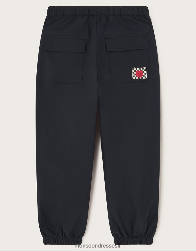 הַלבָּשָׁה Monsoon מכנסי מטען שָׁחוֹר ילדה HTJ0TZ1639