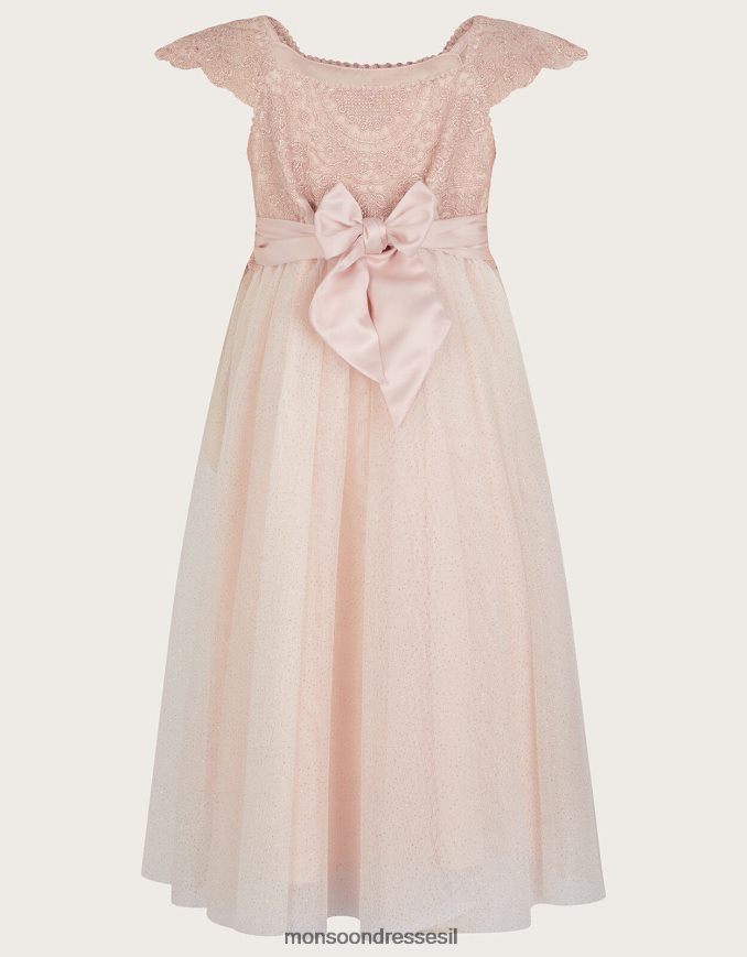 הַלבָּשָׁה Monsoon שמלת אסטלה וָרוֹד ילדה HTJ0TZ1641