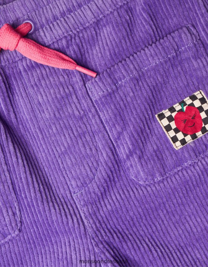 הַלבָּשָׁה Monsoon מכנסי חוט סגול (לילך) ילדה HTJ0TZ1647