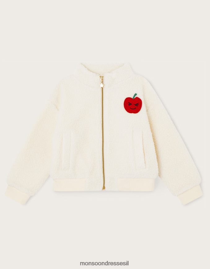 הַלבָּשָׁה Monsoon ז'קט אפל בורג שֶׁנהָב ילדה HTJ0TZ1649