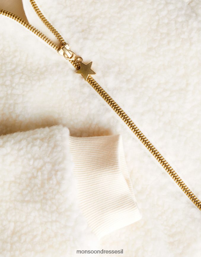 הַלבָּשָׁה Monsoon ז'קט אפל בורג שֶׁנהָב ילדה HTJ0TZ1649