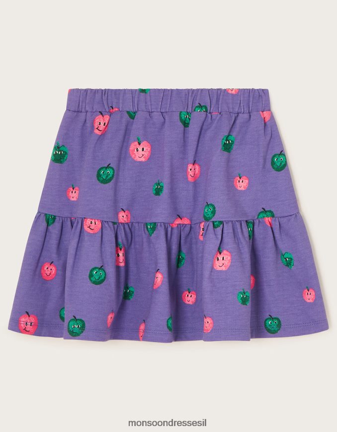 הַלבָּשָׁה Monsoon חצאית תפוחים שמחה סָגוֹל ילדה HTJ0TZ1651