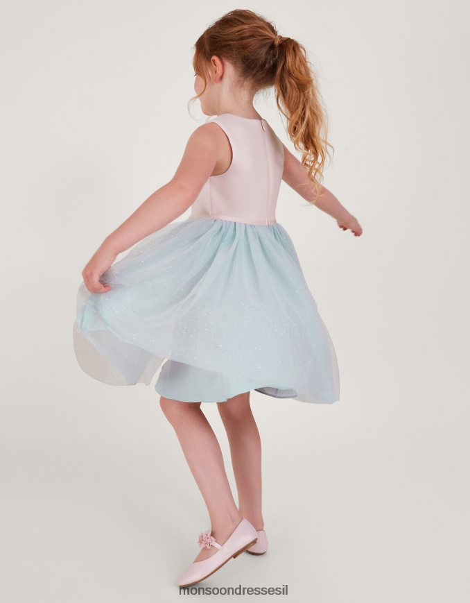 הַלבָּשָׁה Monsoon שמלת ערבה של ארץ הפלא רַב ילדה HTJ0TZ1657